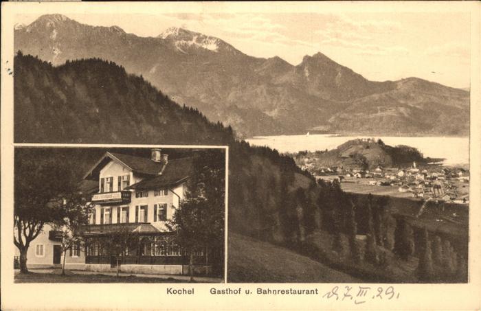 Kochel See Gasthof Bahnrestaurant