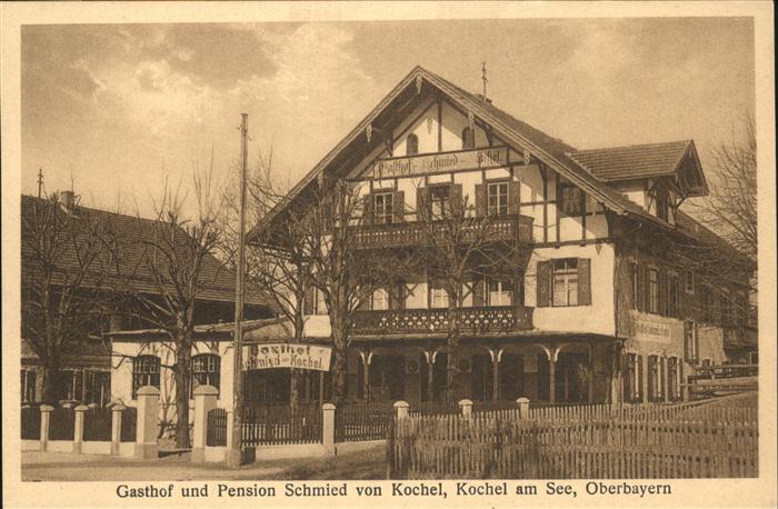 Kochel See Pension Gasthof Schmied von Kochel Oberbayern