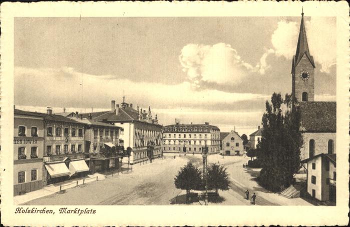 Holzkirchen Oberbayern Marktplatz