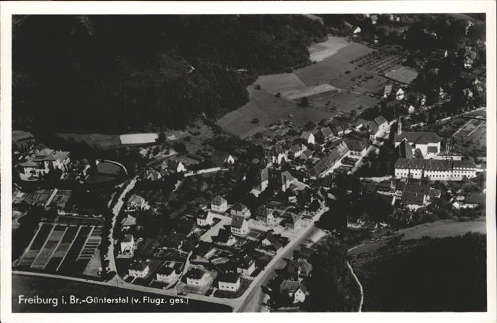 Freiburg Breisgau Fliegeraufnahme Guenterstal