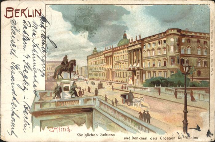 Berlin Schloss Denkmal Grossen Kurfürsten Kuts