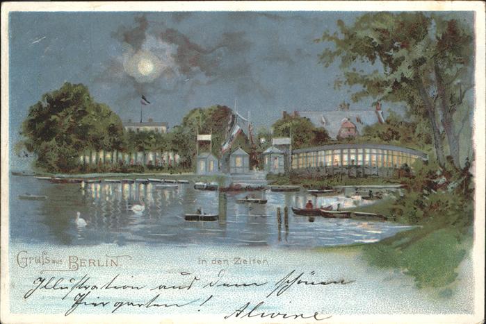 Berlin In den Zelten Boote