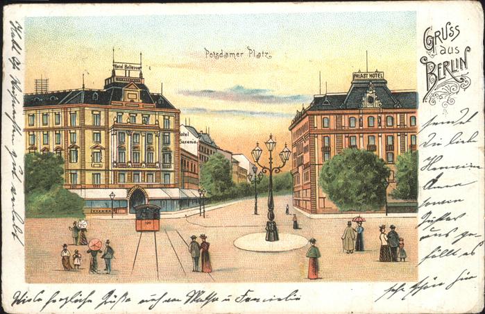 Berlin Potsdamer Platz Strassenbahn