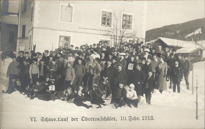 Innsbruck Skiwettlauf Oberrealschüler