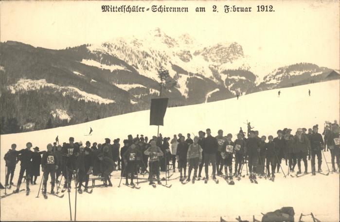 Innsbruck Mittelschüler Skirennen