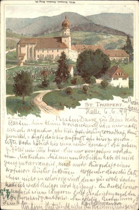 St Trudpert Künstler Mutter Kloster