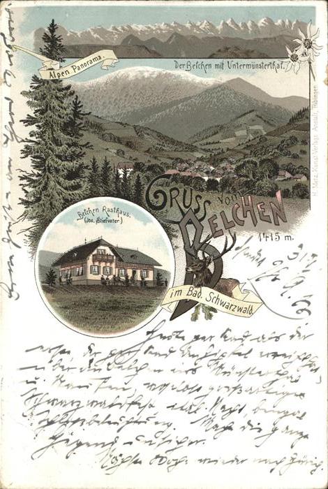 Belchen Rasthaus Untermünstertal