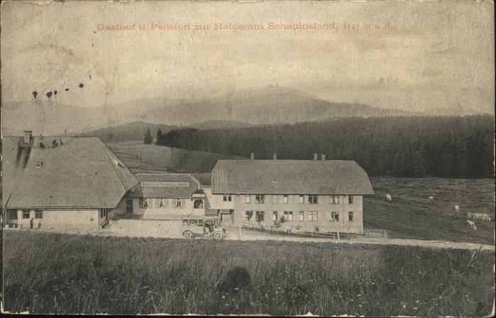 Schauinsland Gasthof Pension zur Halde