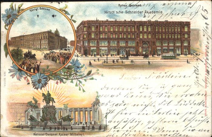 Berlin Schloss National Denkmal Kaiser Wilhelm