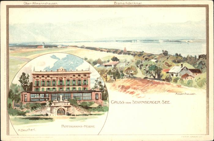 Starnberg Rottmannshöhe Oberallmannshausen Bismar