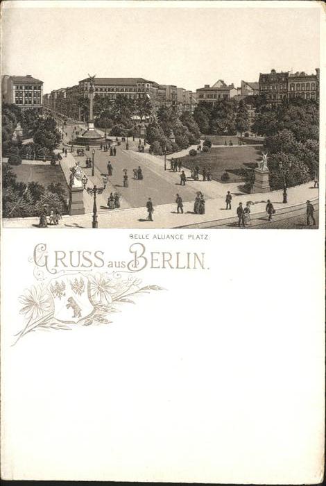 Berlin Belle Alliance Platz Denkmal Siegessäul