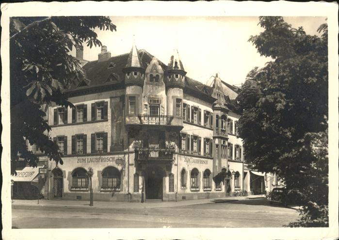 Freiburg Breisgau Gasstätte Laubfrosch