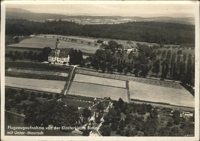 Birnau Fliegeraufnahme Klosterkirche Unter Maurach