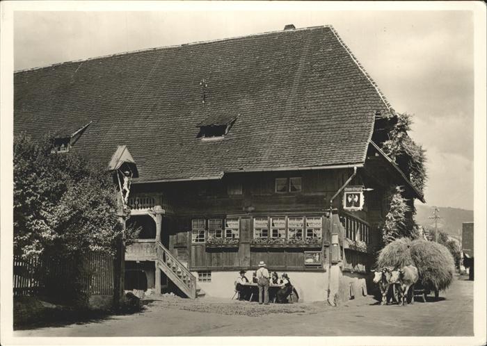 Glottertal Gasthaus zum Engel Inhaber Robert Linde
