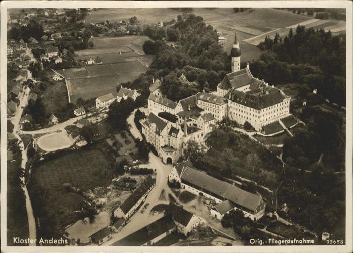 Andechs Kloster Fliegeraufnahme