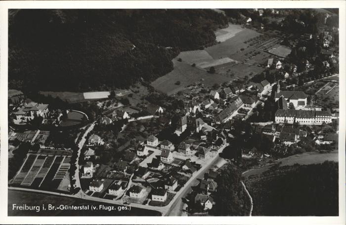 Guenterstal Freiburg Fliegeraufnahme