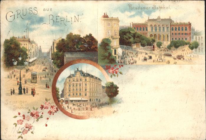 Berlin Potsdamer Bahnhof Leipziger Strasse Str