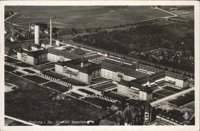 Freiburg Breisgau Kliniken Klinische Anstalten Flugaufnah