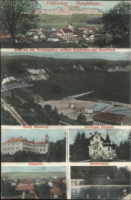 Feldkirchen-Westerham Mangfallgau Totale Teufelsgraben Schlos