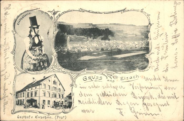 Elzach Elzthälerin Gasthof Hirschen Panorama