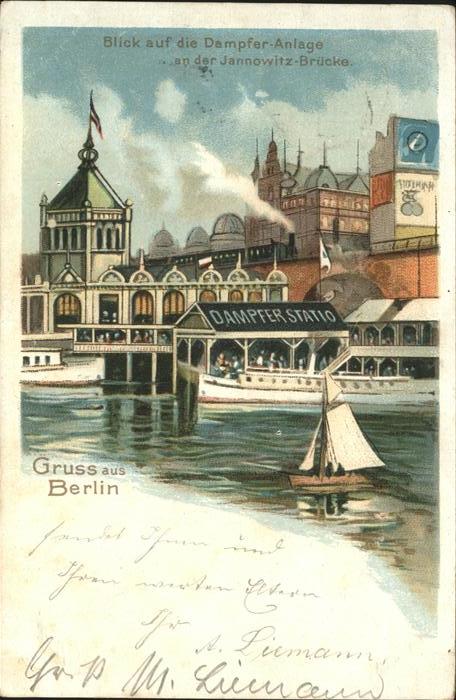 Berlin Jannowitzbrücke Dampferstation Boot