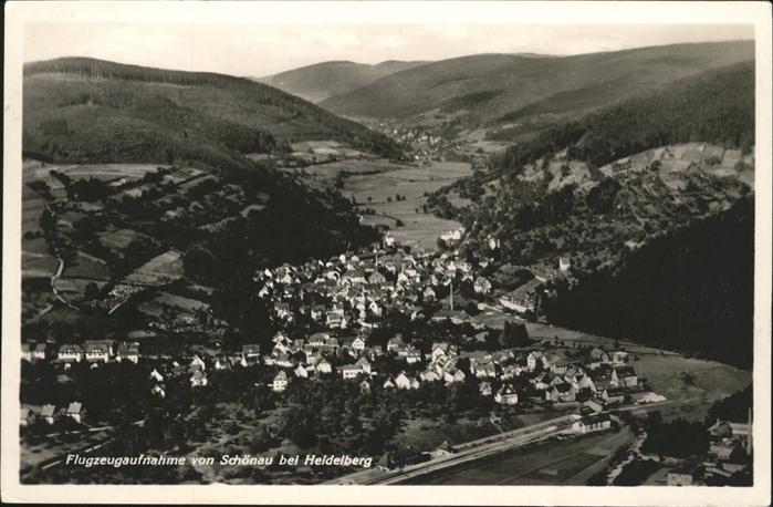 Schoenau Odenwald Luftbild