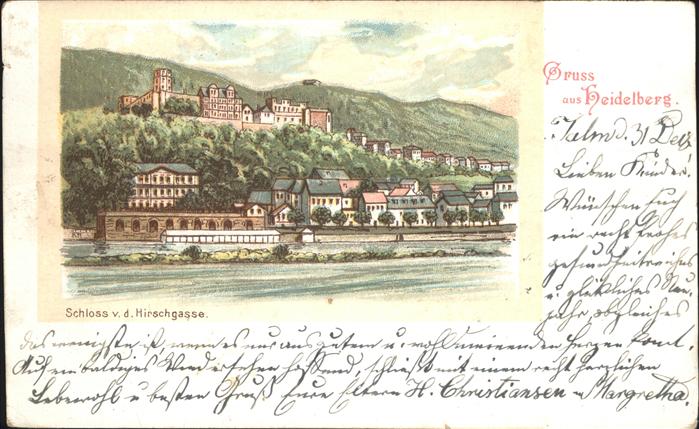 Heidelberg Neckar Schloss
