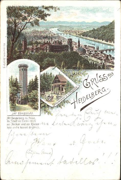 Heidelberg Neckar Königstuhl Restauration