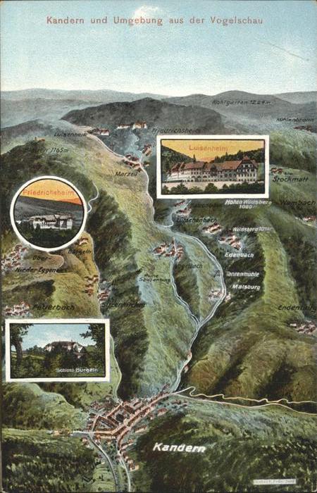 Luisenheim Rehaklinik Malsburg-Marzell K Umgebung Vogelschau Luisenheim