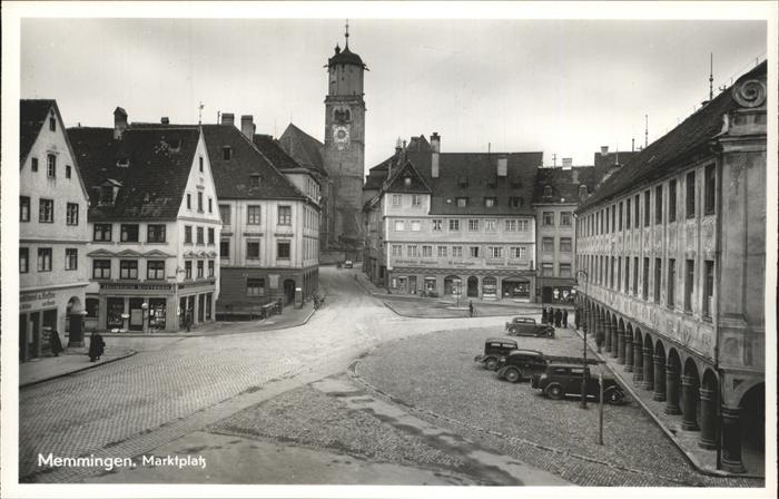Memmingen Bayern Marktplatz