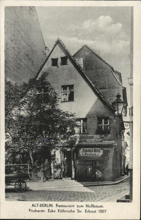 BERLIN  CITY Restaurant Zum Nussbaum