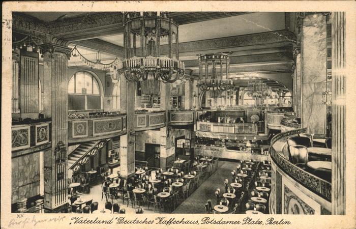 BERLIN  CITY Vaterland Deutsches Kaffeehaus