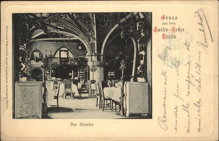 Berlin Der Remter Kaiser-Keller