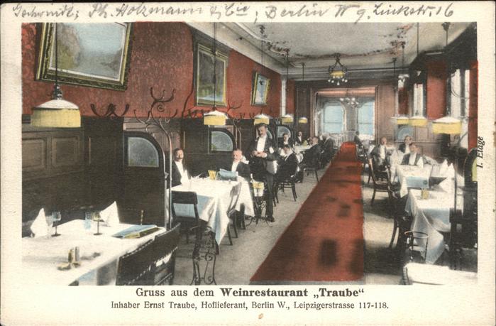 Berlin Weinrestaurant Traube