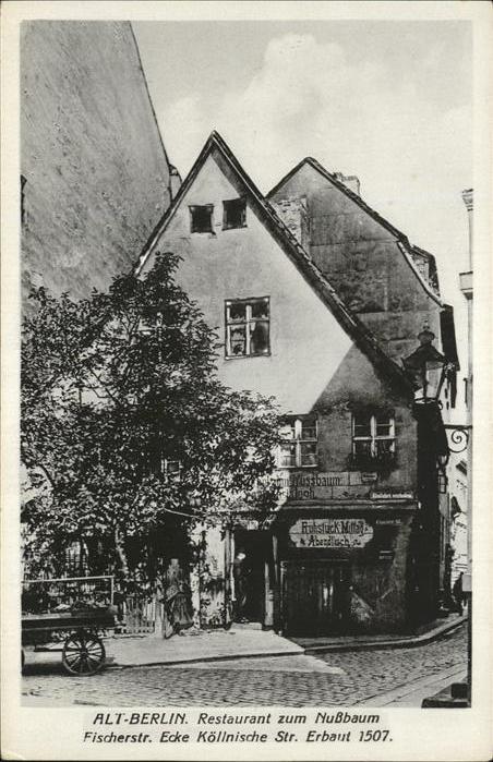 BERLIN  CITY Restaurant zum Nussbaum