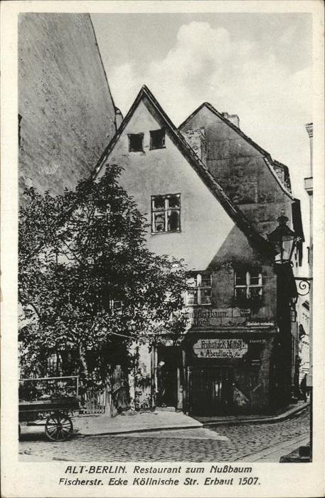 BERLIN  CITY Resaurant Zum Nussbaum