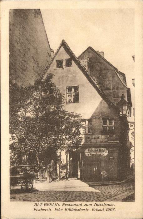 BERLIN  CITY Restaurant Zum Nussbaum