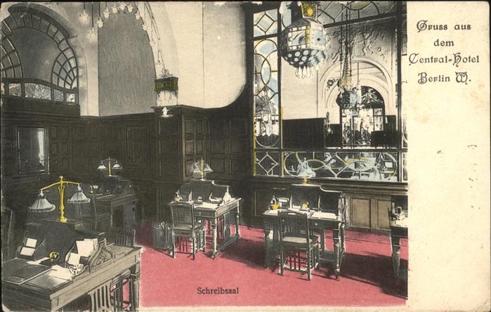 Berlin Central-Hotel Schreibsaal