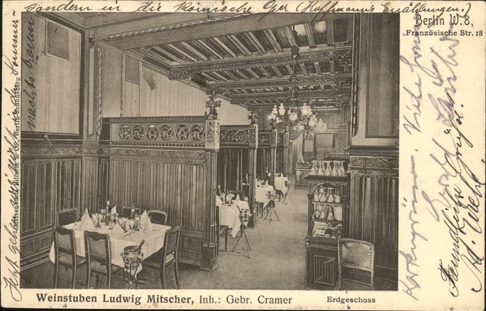 Berlin Weinstuben Ludwig Mitscher