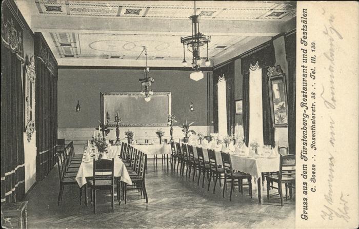 Berlin Fürstenberg-Restaurant