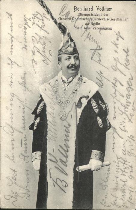 Berlin Bernhard Vollmer Ehrepräsident Rheinisc