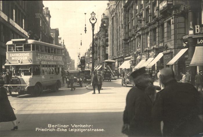Berlin Friedrichstraße Leipzigerstraße