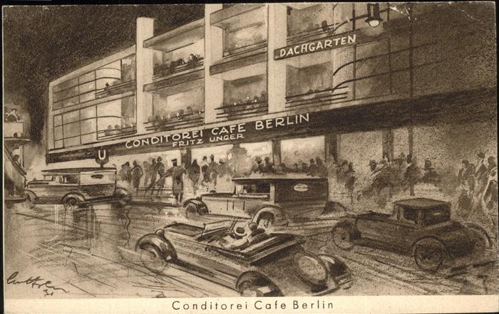 Berlin Cafe Berlin Fritz Unger