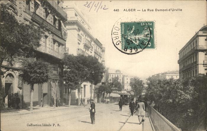 Alger Algerien La Rue Dumont d_Urville
