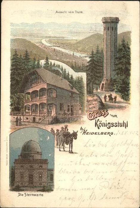 Heidelberg Neckar Königsstuhl Sternwarte