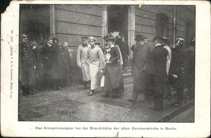 Berlin Kronprinzenpaar Garnisonkirche
