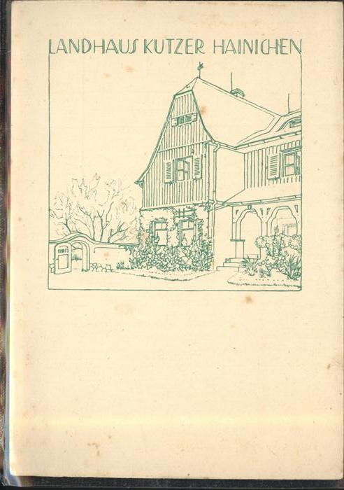 Hainichen Sachsen Landhaus Kutzer