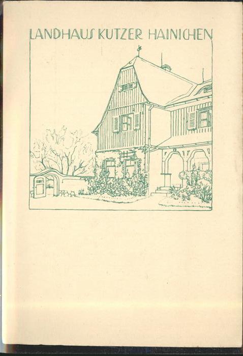 Hainichen Sachsen Landhaus Kutzer