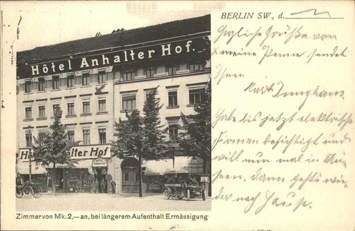 Berlin Hotel Anhalter Hof