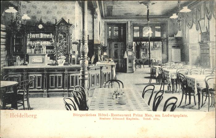 Heidelberg Neckar Hotel Prinz Max Ludwigsplatz
